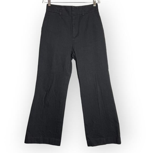 MAME KUROGOUCHI High Waisted Wide Leg Pants SIZE 4 WAIST 29 Black Jeans JAPAN 29 - Picture 1 of 11